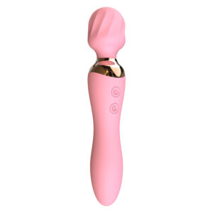Double headed vibrating massager
