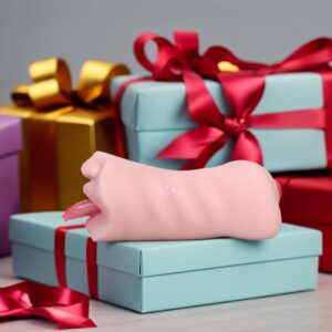 Dual Holes Oral Sex Pussy Two Cock Rings Male Masturbators